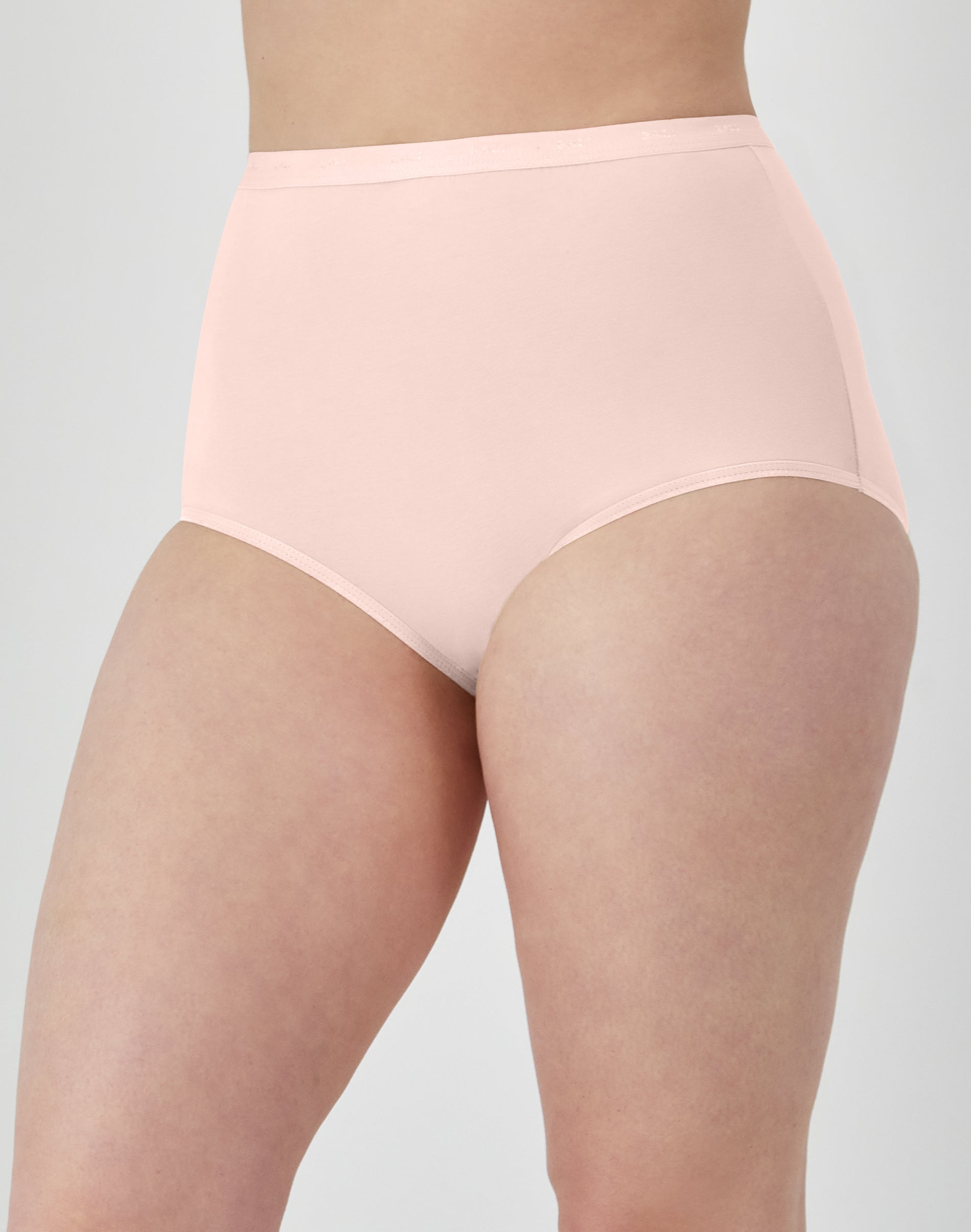 thumbnail image 2 of Bali Women's Cotton Briefs - Full-Cut Fit Stretch Underwear White Size 7 2 of 11