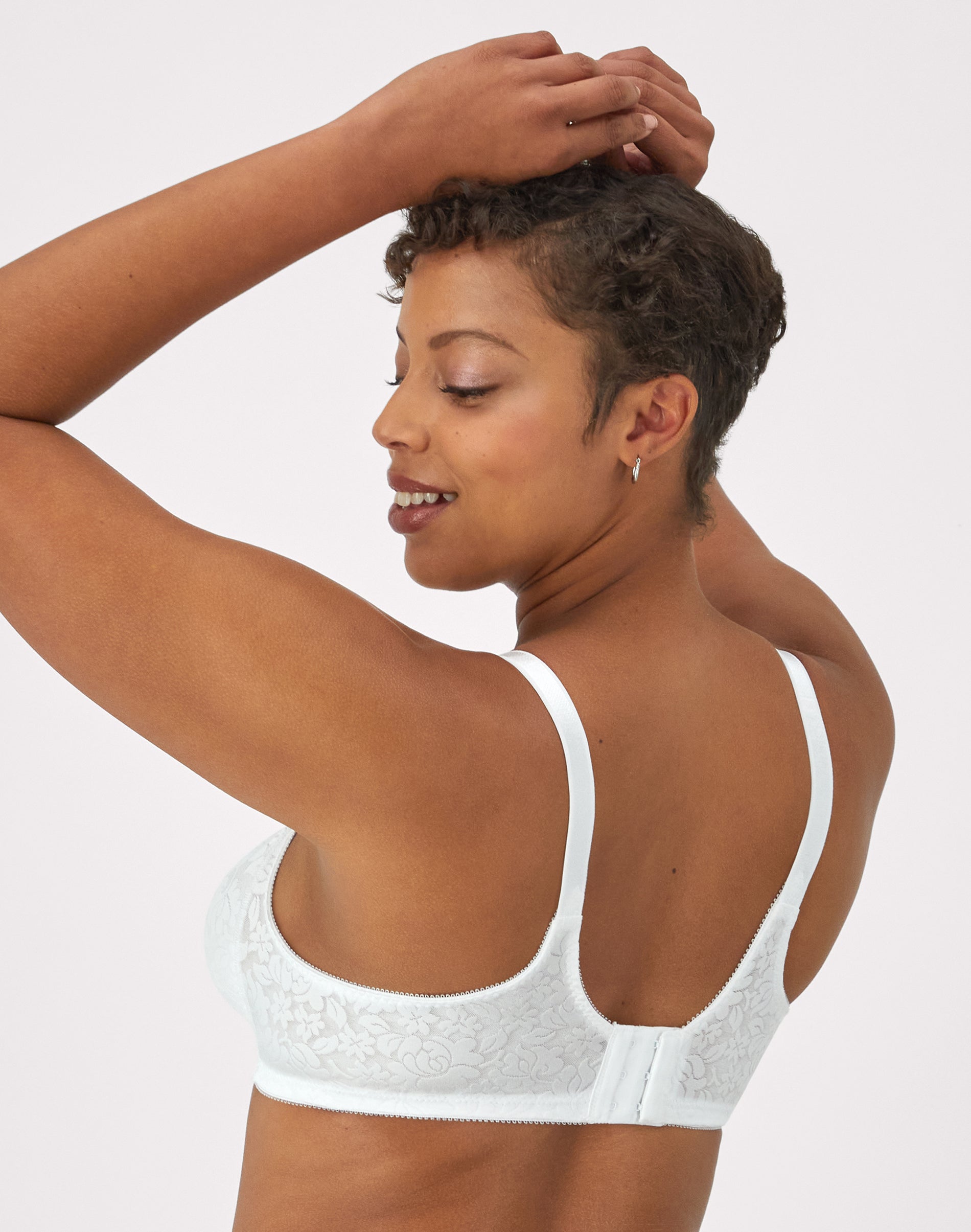 Bali Double Support Lace Wirefree Bra | Bras | Bali